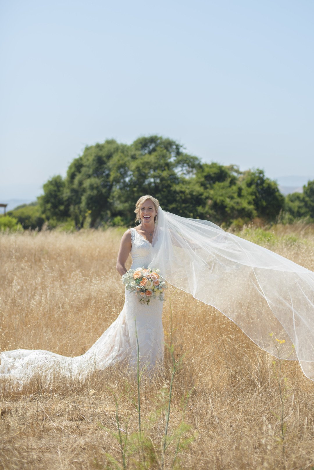 www.santabarbarawedding.com | Venue: Dos Pueblos Ranch | Photographer: ByCherry Photography | Event Designer: Elan Event Rentals | Hair: Style Me Kristi | Bride