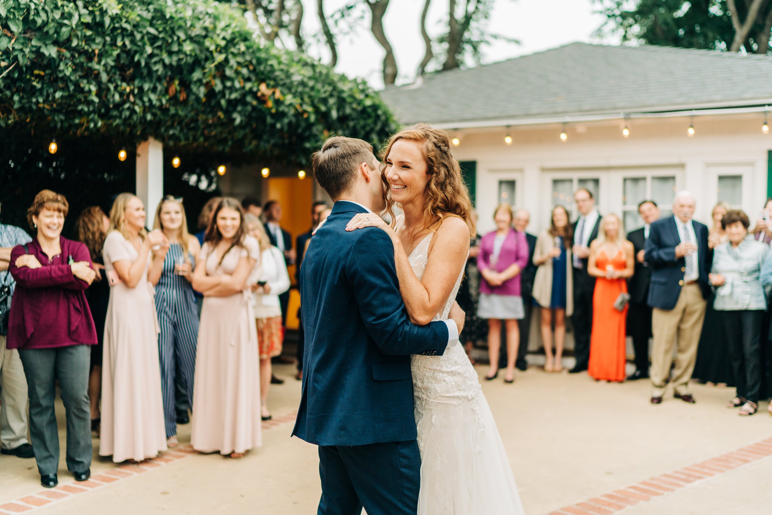 www.santabarbarawedding.com | Brandon Bibbins Photography | The Cottages at Polo Run | Bride and Groom First Dance