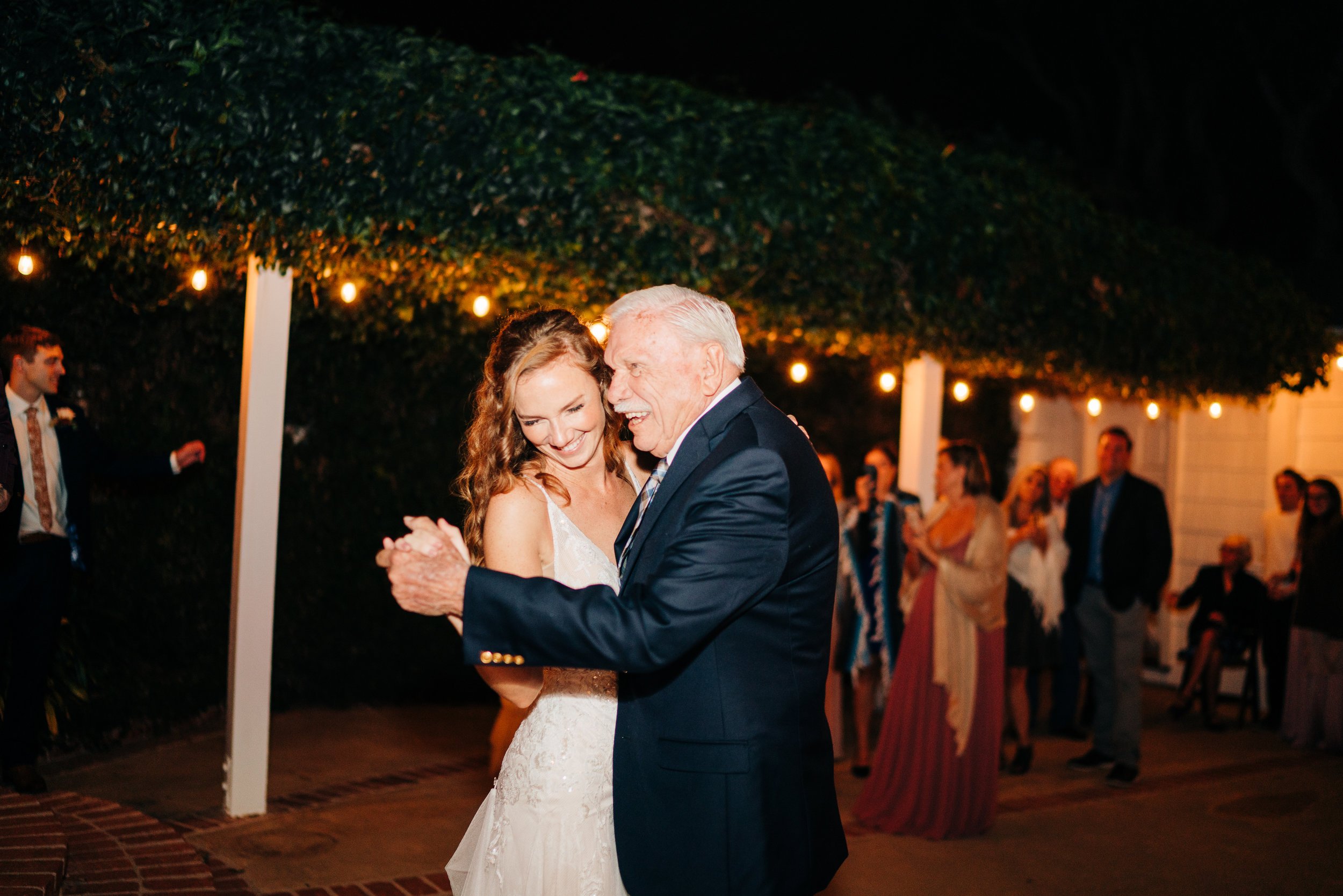 www.santabarbarawedding.com | Brandon Bibbins Photography | The Cottages at Polo Run | Father of the Bride Dance