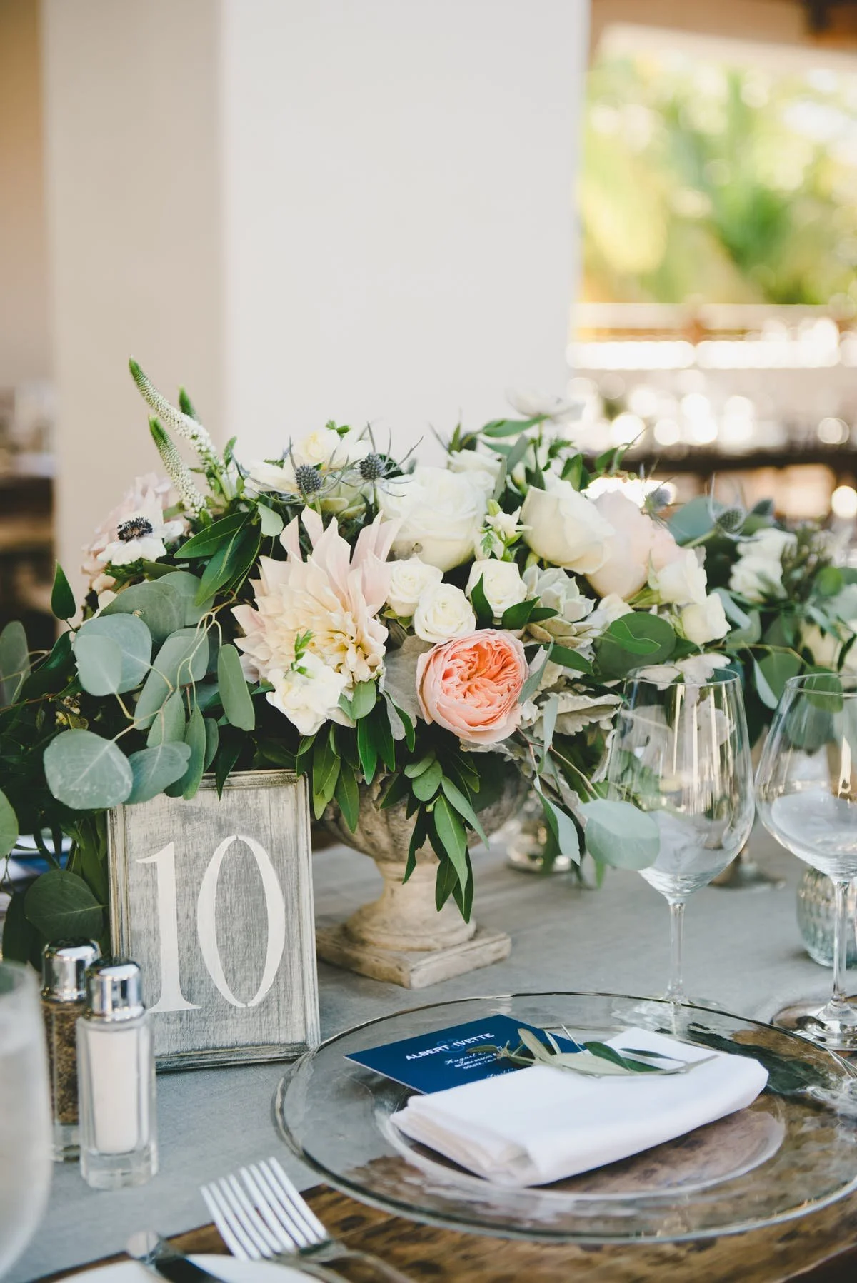 www.santabarbarawedding.com | Bacara Resort &amp; Spa | Alegria By Design | onelove photography | Table Number