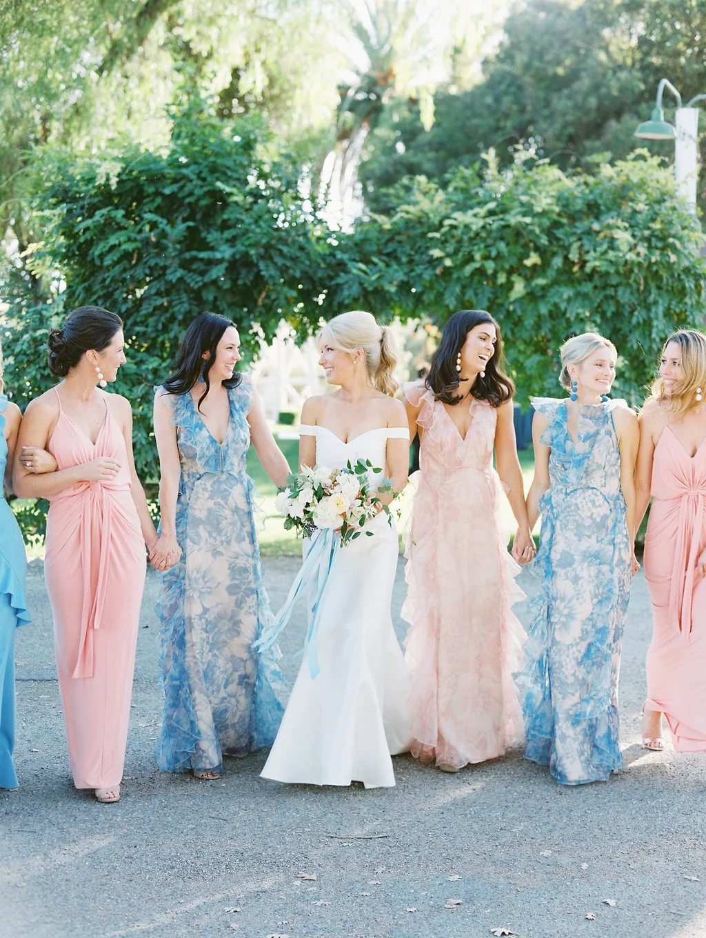 Blue and Pink Wedding at Mattei's Tavern