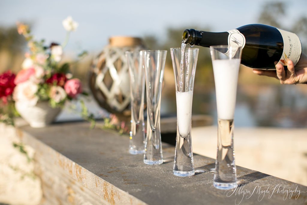 www.SantaBarbaraWedding.com | Presq'uile Winery | Sparkling Wine | Wedding Planner | Reception | Allyson Magda Photography
