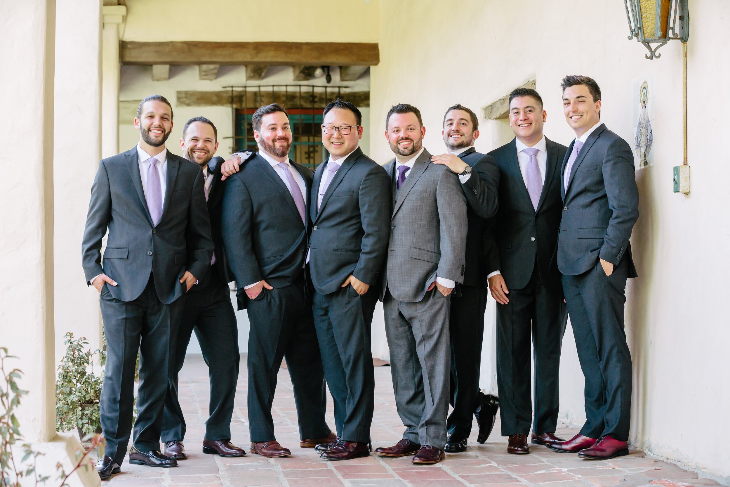 www.santabarbarawedding.com | Rewind Photography | SB Maritime Museum | Santa Barbara Mission | Groomsmen