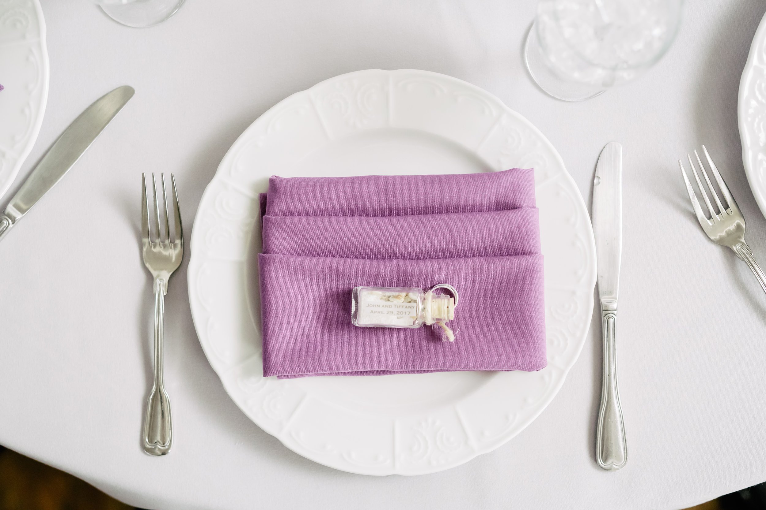 www.santabarbarawedding.com | Rewind Photography | SB Maritime Museum | Santa Barbara Mission | Reception Place Setting