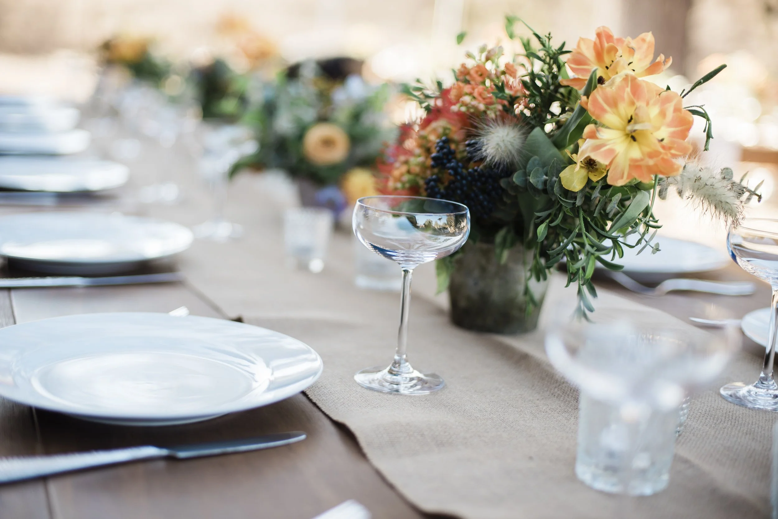 www.santabarbarawedding.com | ByCherry Photography | Gainey Vineyard | Revele Unlimited | Reception Table