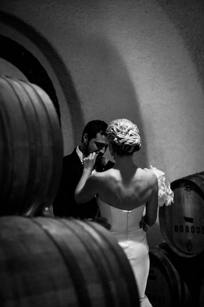 www.santabarbarawedding.com | Soigne Productions | Presqu'ile Winery | Wade Carr Photo | Bride and Groom