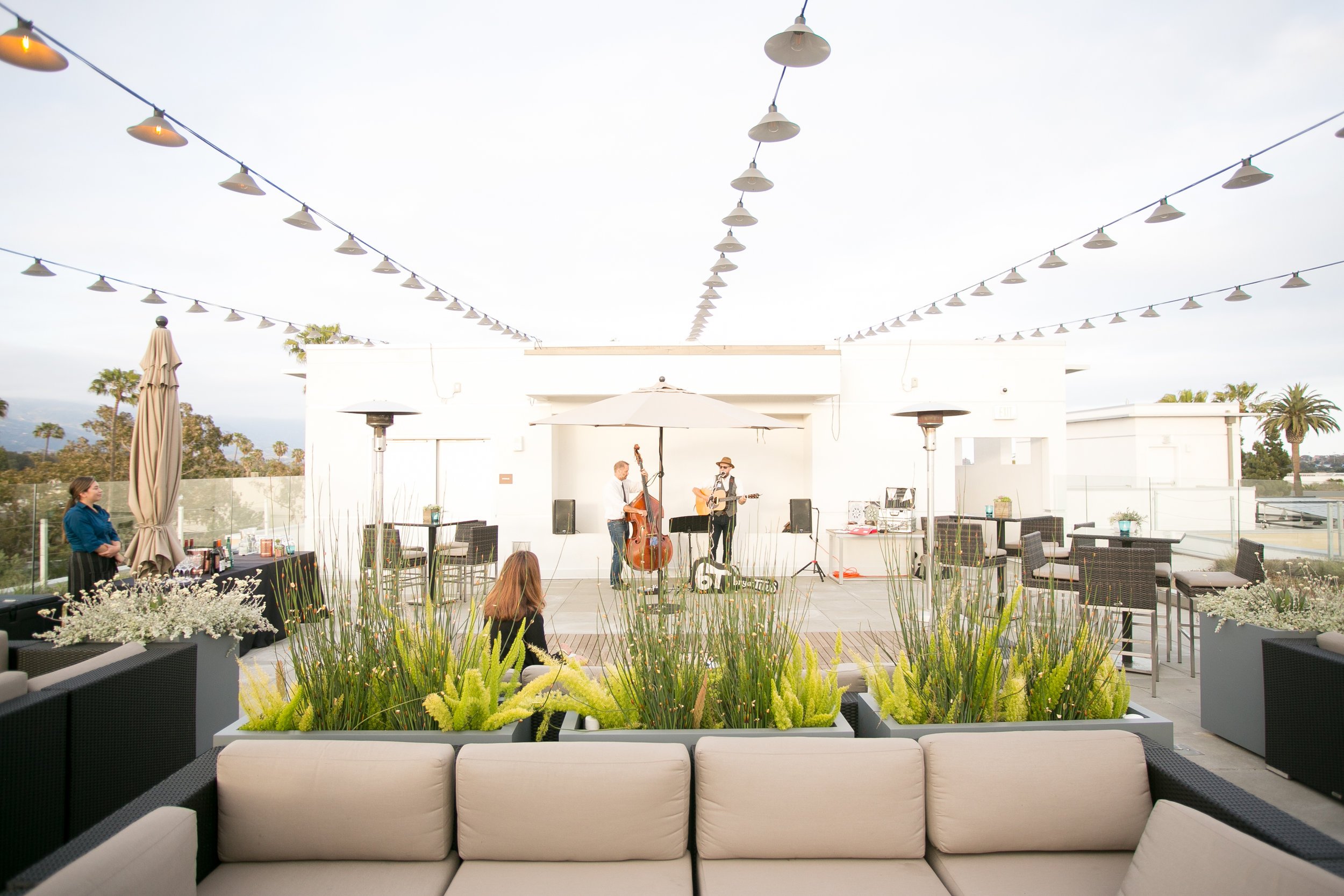 www.santabarbarawedding.com | Kelsey Crews Photo | The Roof Top Bistro &amp; Bar at Hilton Garden Inn