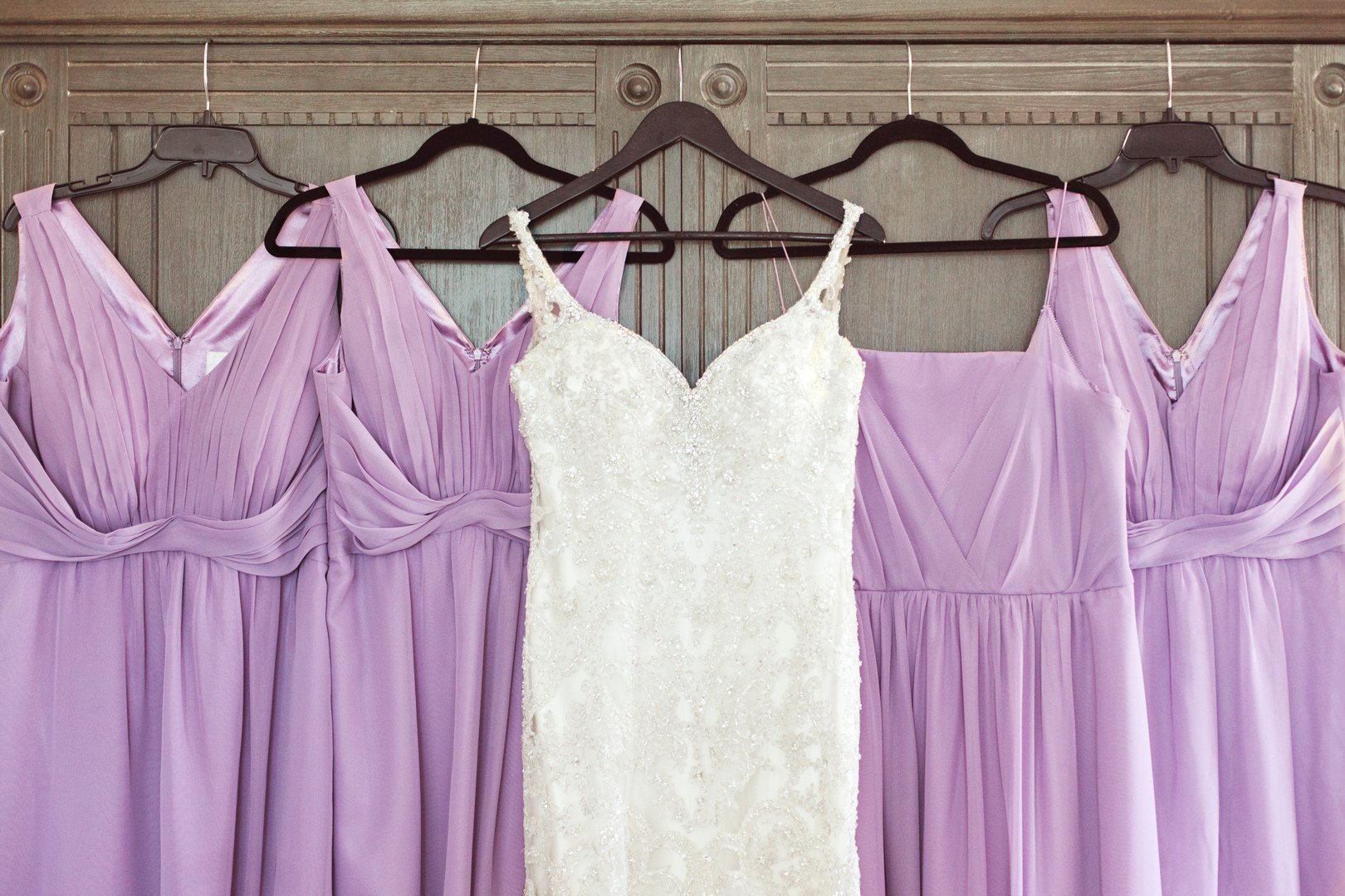 www.santabarbarawedding.com | Kay Mitchell | The Carriage House Effortless Events | Wedding Gown and Bridesmaid Dresses