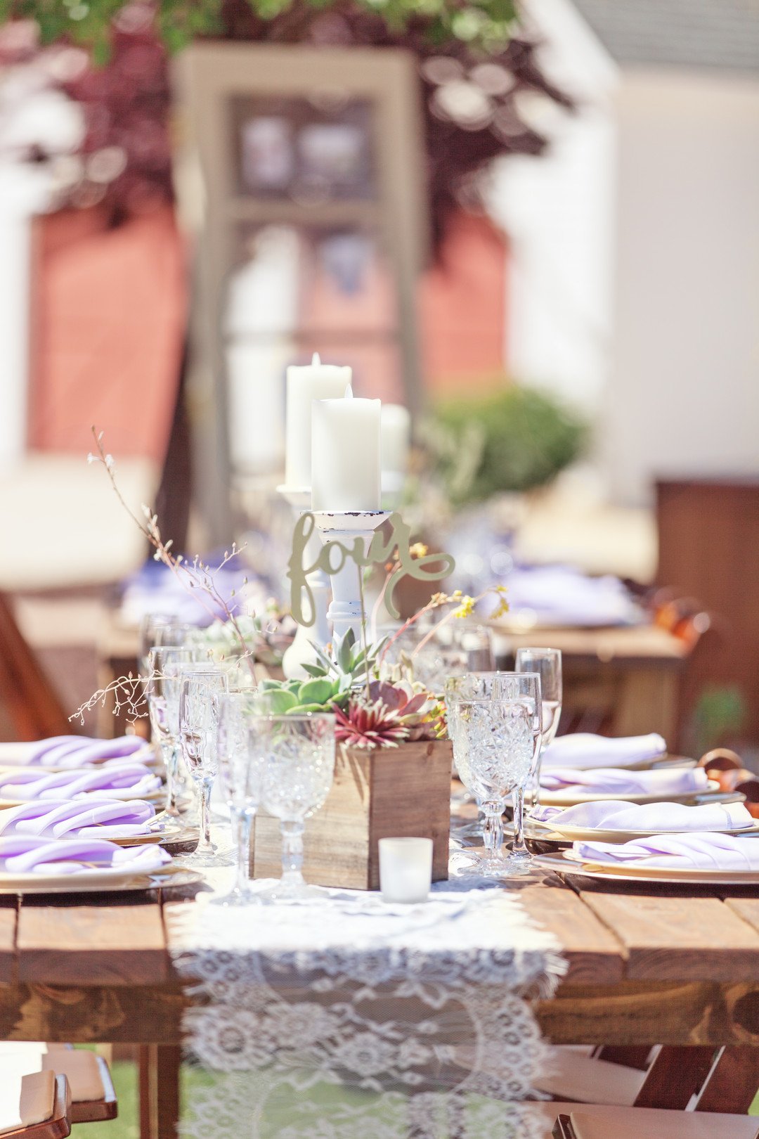 www.santabarbarawedding.com | Kay Mitchell | The Carriage House | Effortless Events | Reception Table