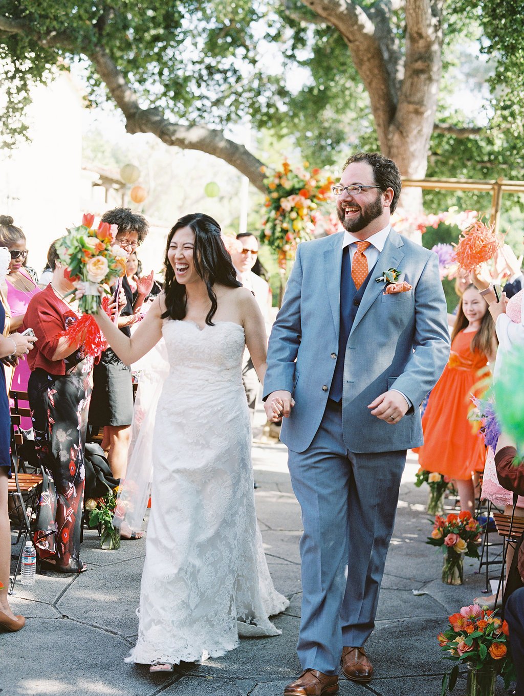 santabarbarawedding.com | Photo: Lavender and Twine | Sunset Color Wedding Ideas