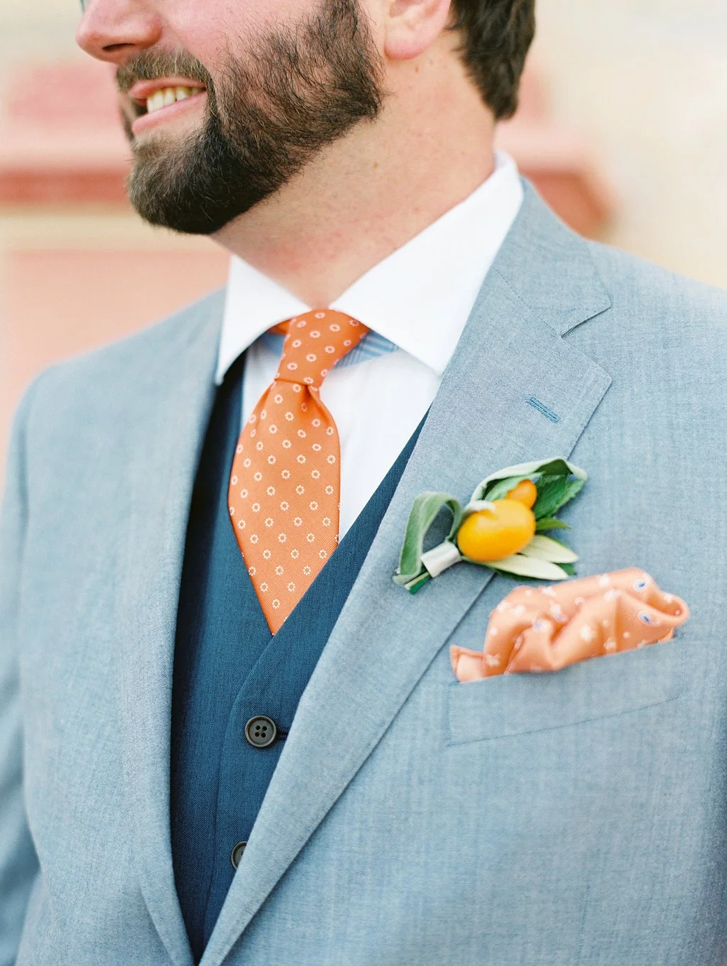 santabarbarawedding.com | Photo: Lavender and Twine | Sunset Color Wedding Ideas