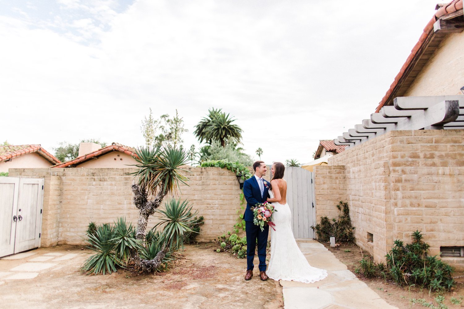 www.santabarbarawedding.com | Anna Delores | Santa Barbara Historical Museum | Bride and Groom