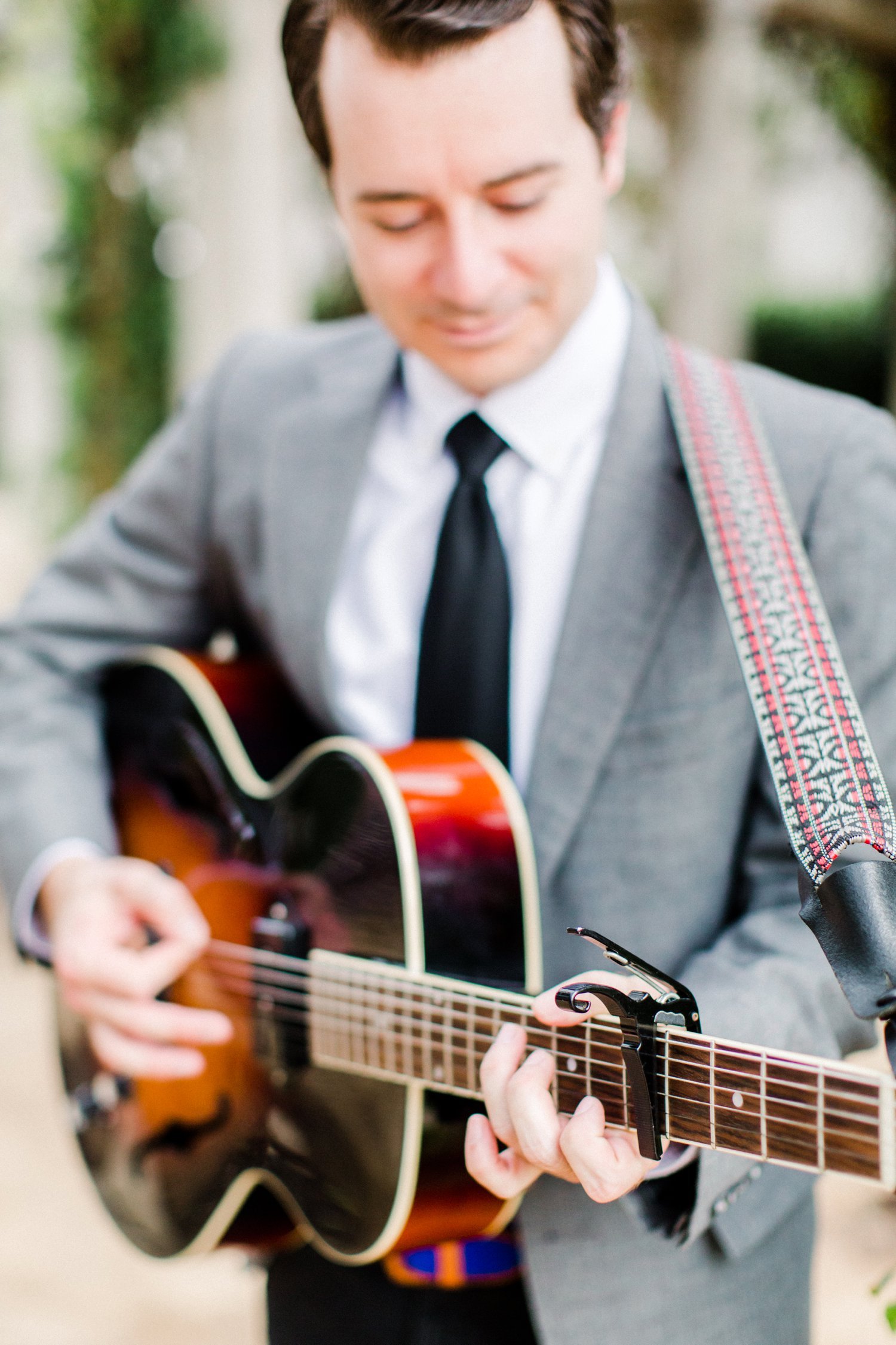 www.santabarbarawedding.com | Anna Delores | Santa Barbara Historical Museum | Guitarist