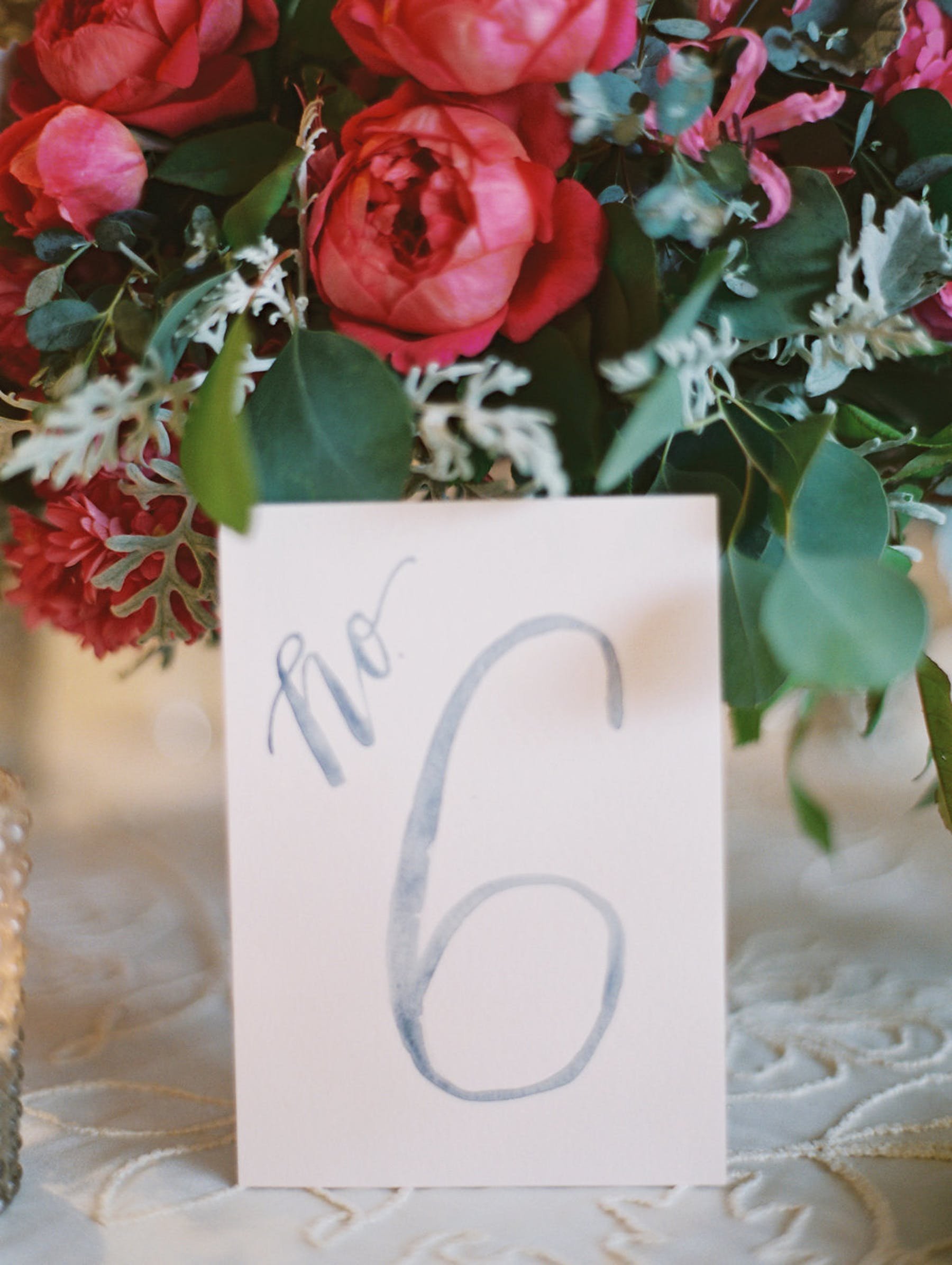 www.santabarbarawedding.com | El Encanto | Coco Rose Design | This Modern Romance | Reception Table Number