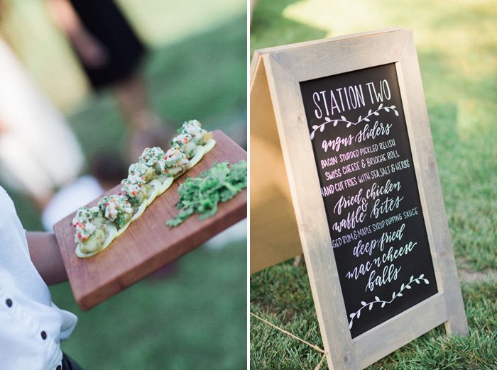 www.santabarbarawedding.com | Crossroads Estate | Michael and Anna Costa | Soigne Productions | Reception | Menu