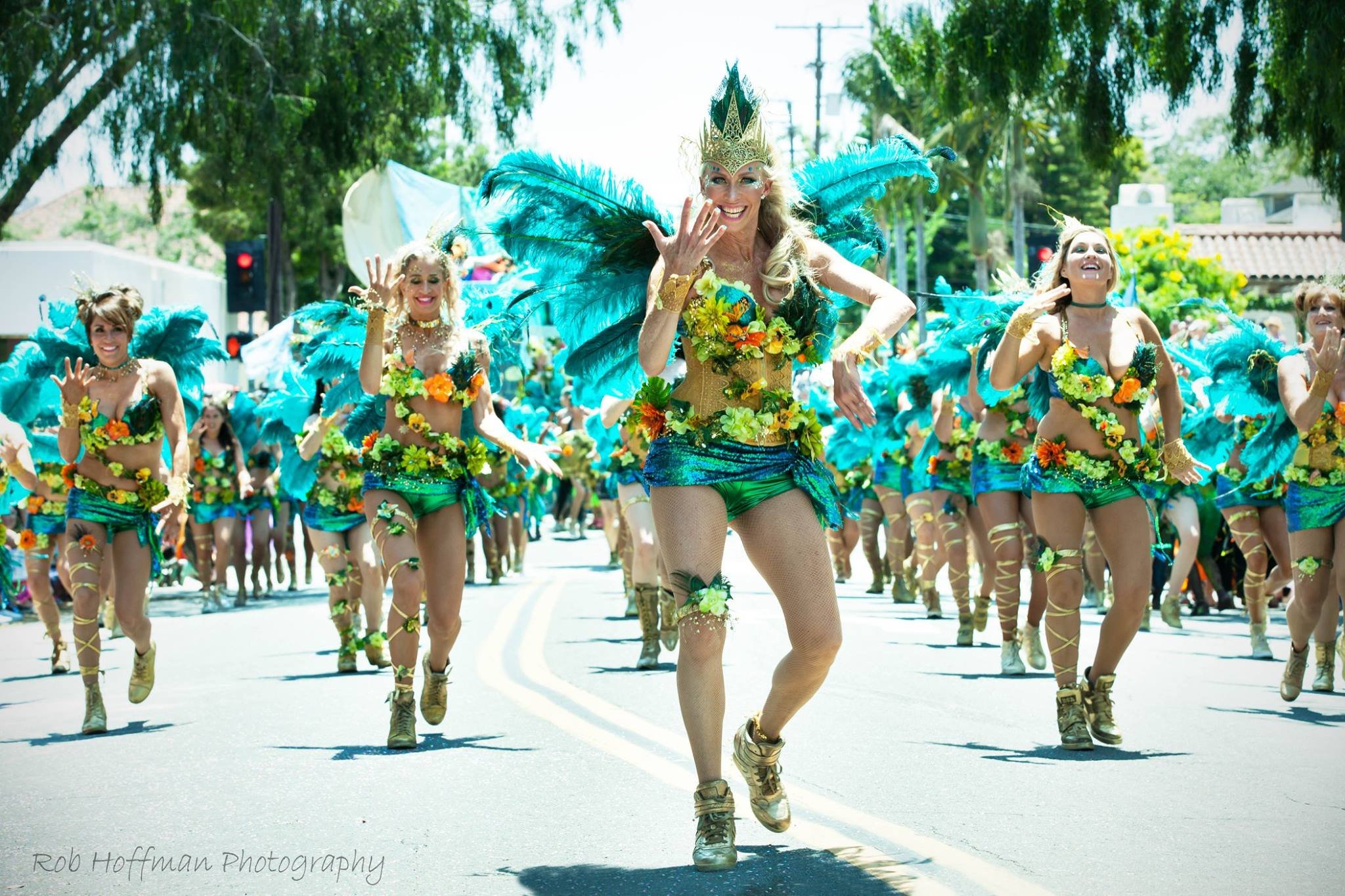 santa barbara wedding style | SBInsider | Solstice Parade | Solstice Celebration Santa Barbara | La Boheme Dancers | Rob Hoffman Photography