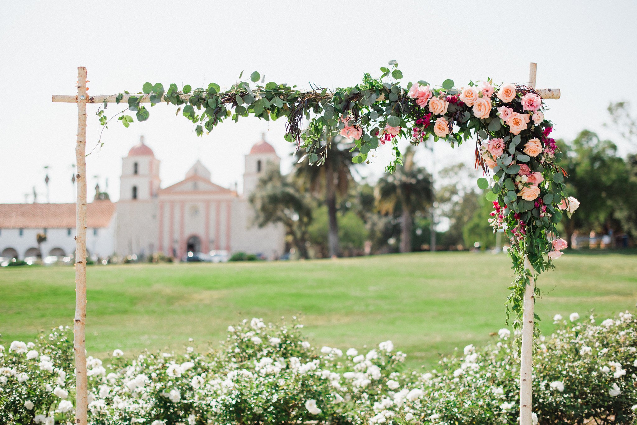 www.santabarbarawedding.com | Canary Hotel | Grace Kathryn Photography | Wedding Arch