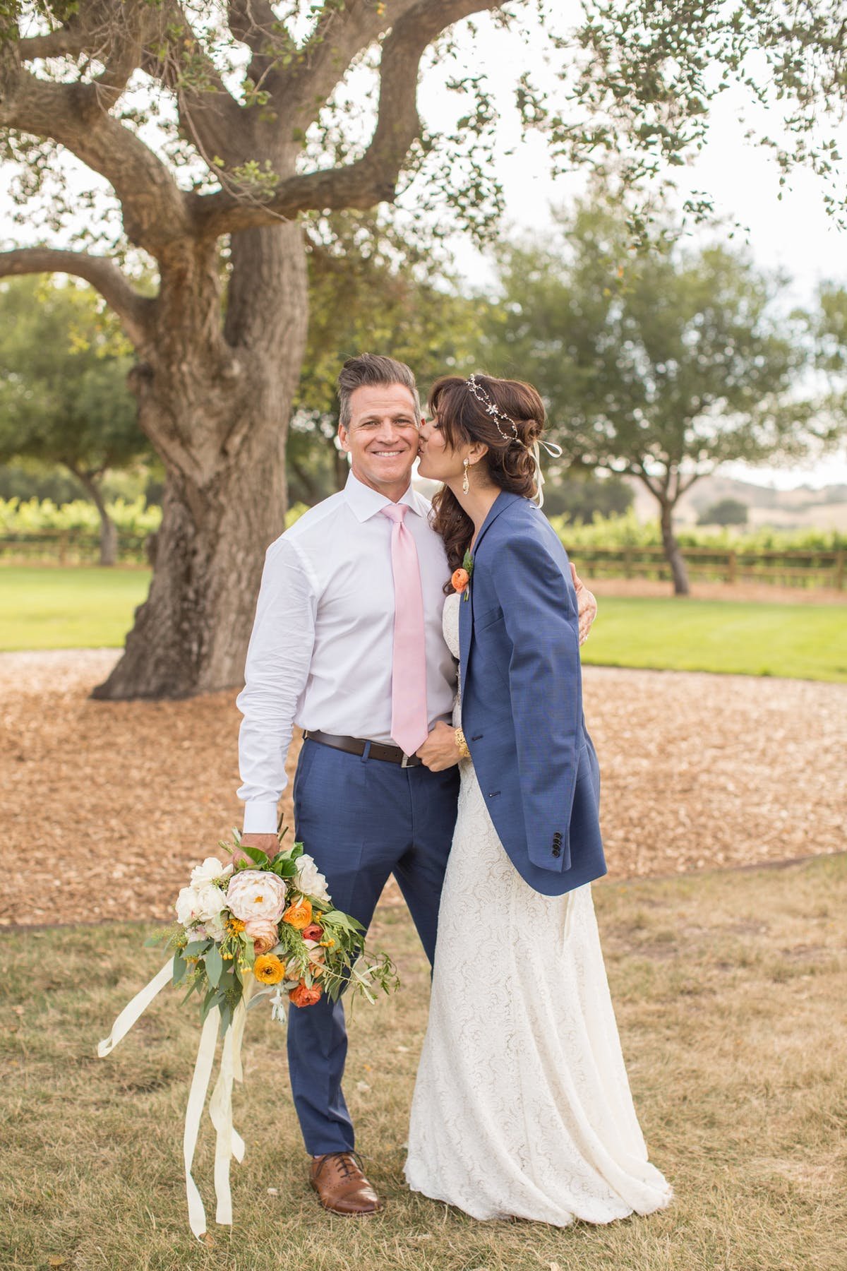 www.santabarbarawedding.com | Anna J Photography | Alegria by Design | Firestone Vineyard | Bride and Groom