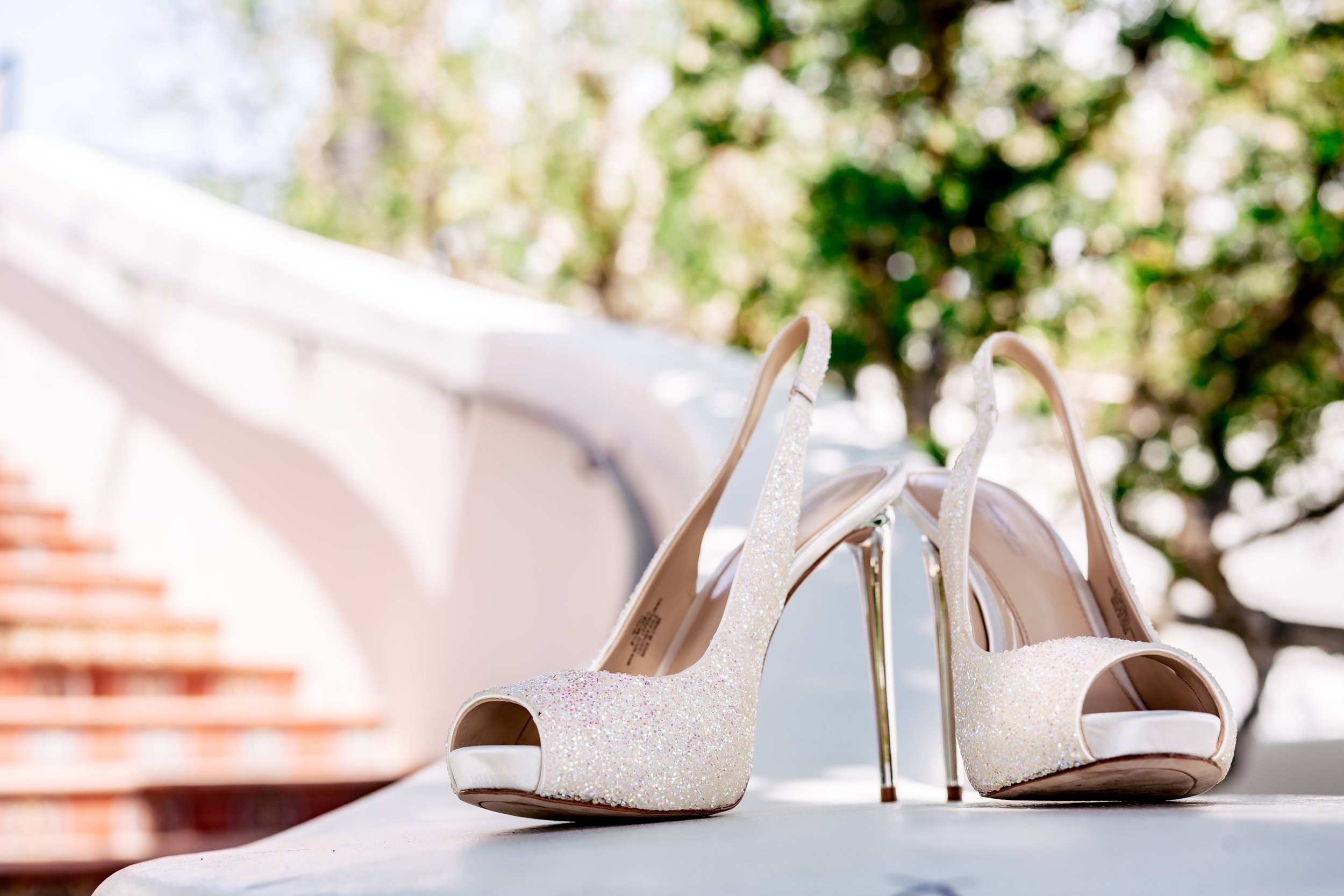 www.santabarbarawedding.com | Bacara Resort | Rewind Photography | Elegant Sofreh Design | Bride's Shoes