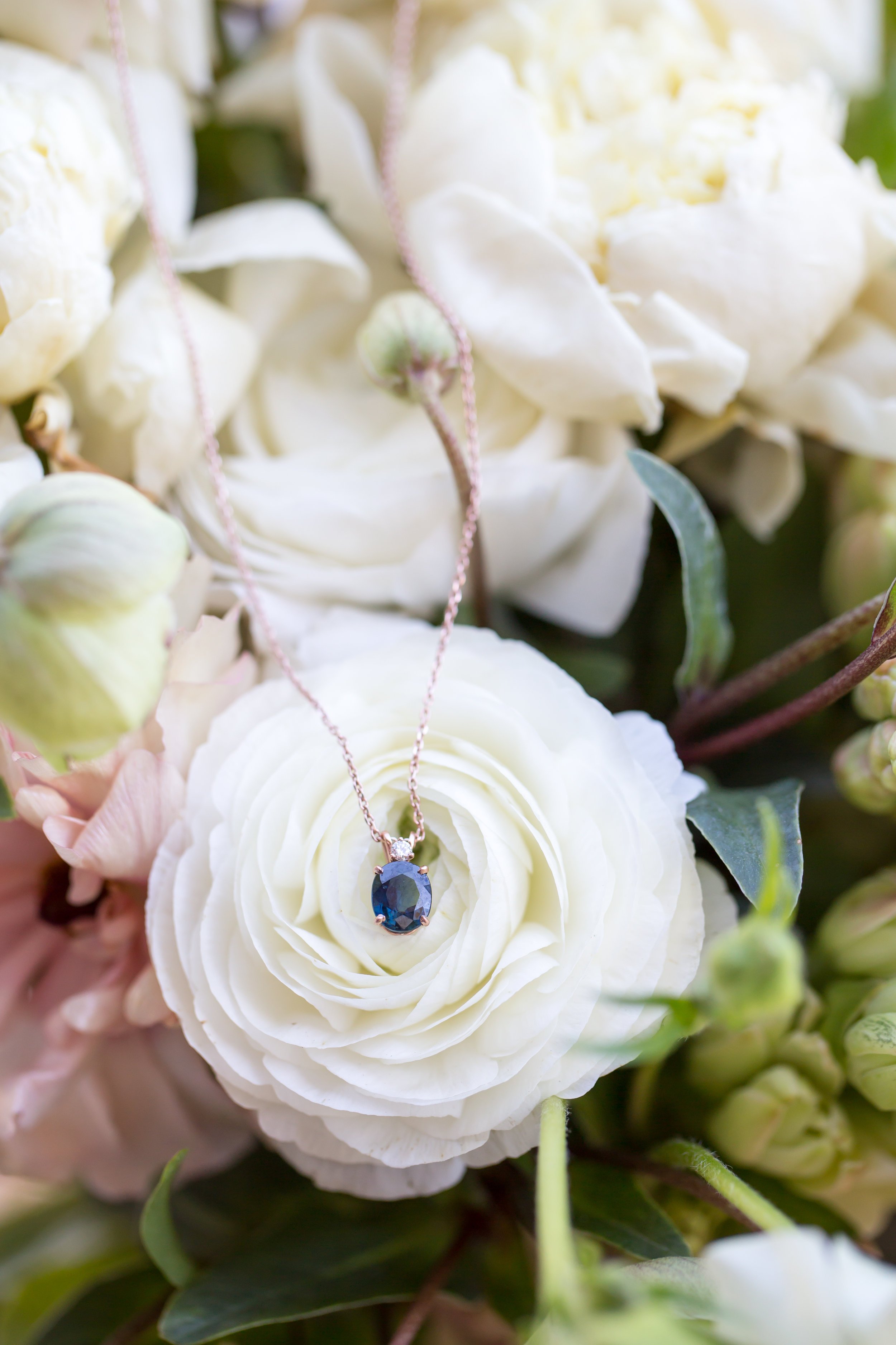 www.santabarbarawedding.com | Elizabeth Victoria Photo | Garden Street Academy | Bride's Necklace | Something Blue