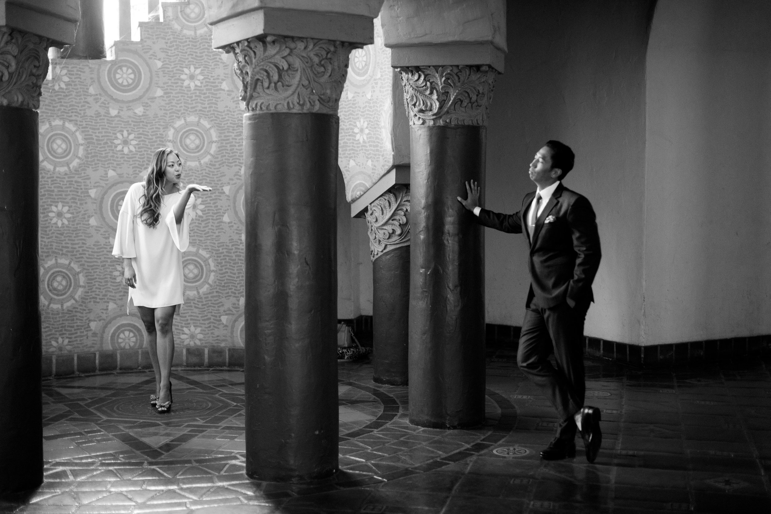 www.santabarbarawedding.com | Kiel Rucker | Santa Barbara Courthouse | Bride and Groom