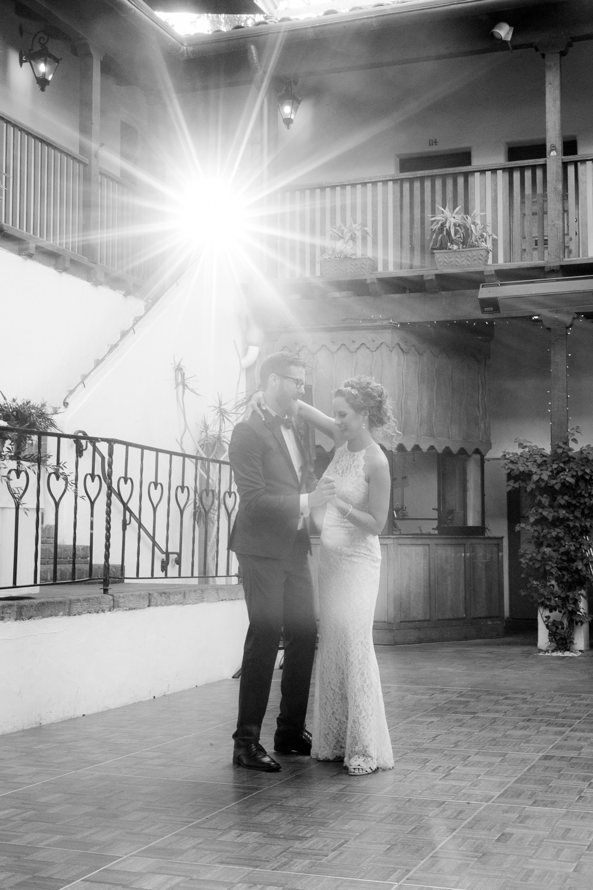 www.santabarbarawedding.com | Boone & Stacie Weddings | Santa Barbara Courthouse | El Paseo | Bride and Groom First Dance