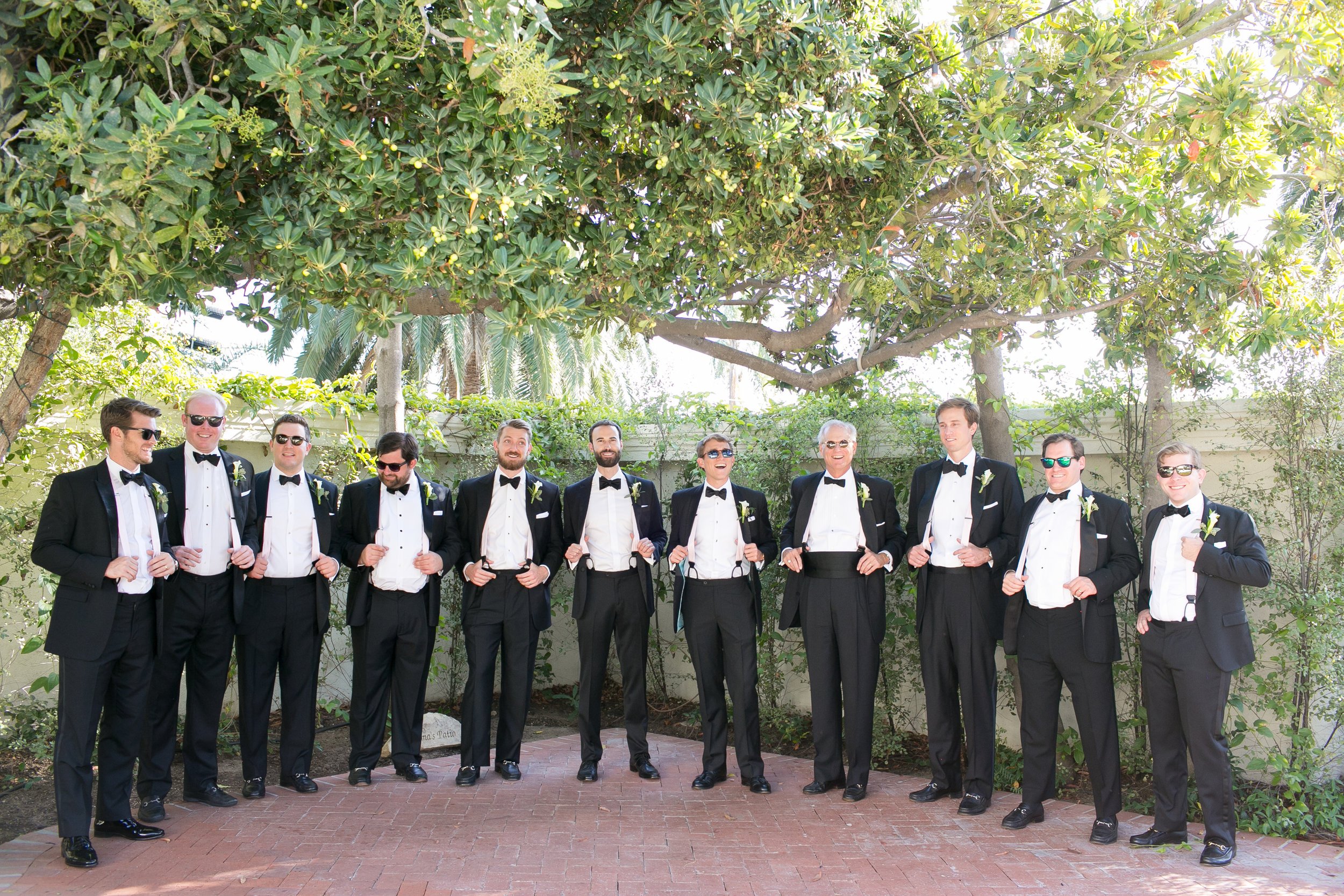 www.santabarbarawedding.com | Kelsey Crews | Felici Events | Santa Barbara Club | Groomsmen