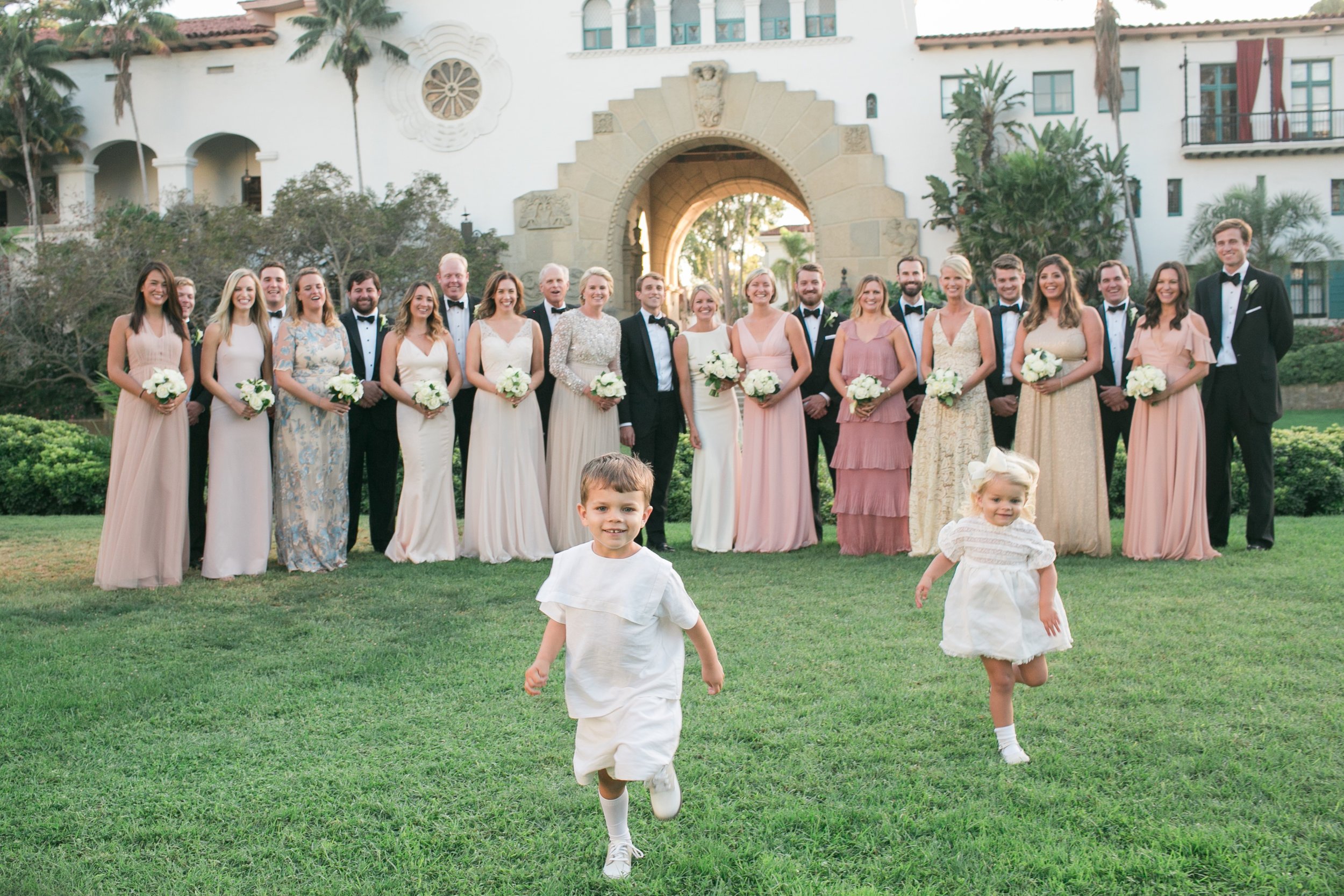 www.santabarbarawedding.com | Kelsey Crews | Felici Events | Santa Barbara Club | Bridal Party