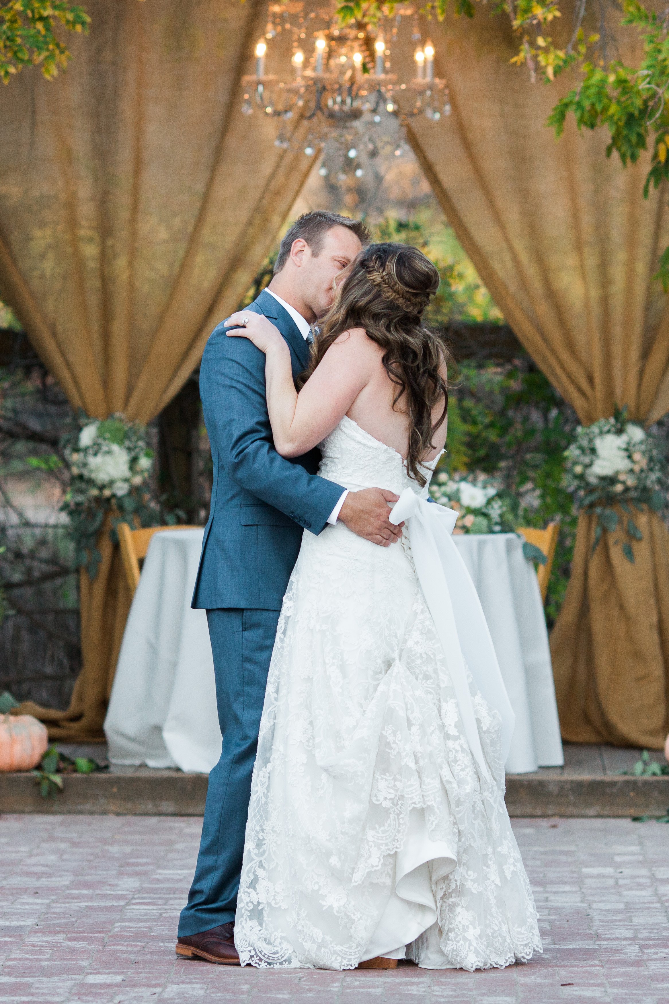 www.santabarbarawedding.com | The Gardens at Peacock Farms | Jennifer Lourie | Bride and Groom | First Dance