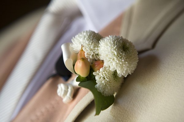 www.santabarbarawedding.com | Our Lady of Mount Carmel Ceremony | Melissa Musgrove Photography | Boutonniere 