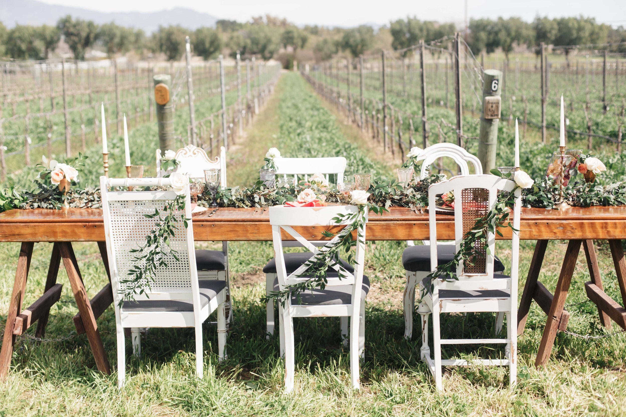 www.santabarbarawedding.com | Molly + Co | Sogno Del Fiore | Reception Table