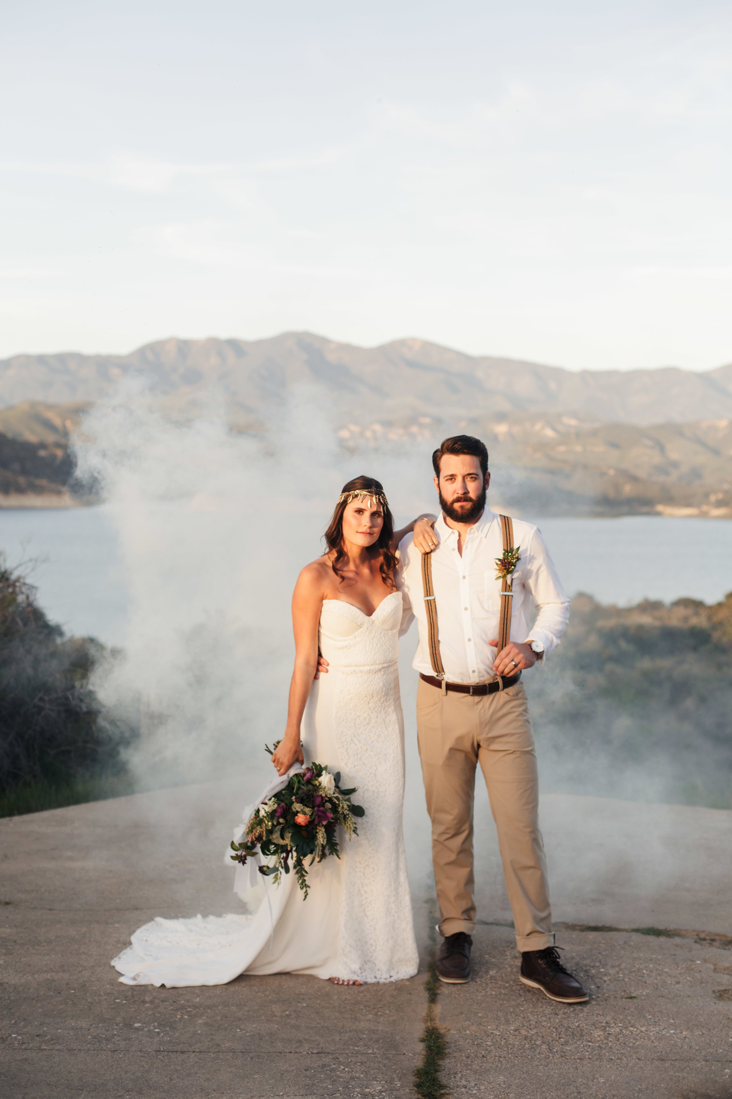 www.santabarbarawedding.com | Molly + Co | Sogno Del Fiore | Bride and Groom