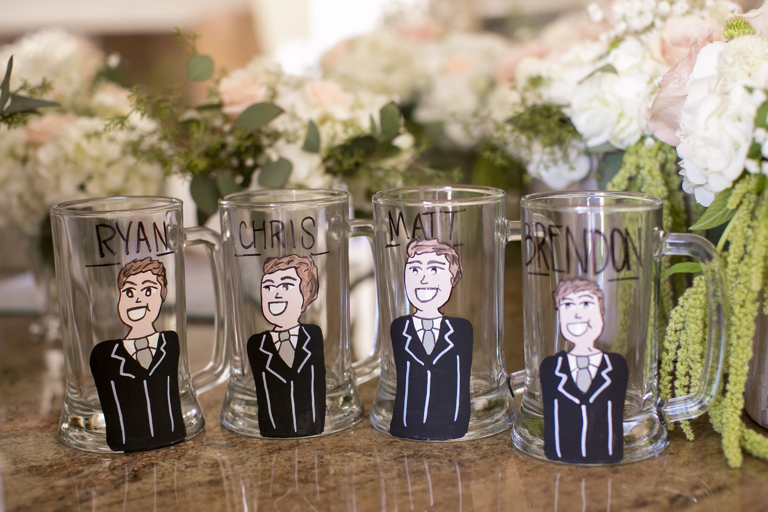 www.santabarbarawedding.com | Kelsey Crews Photography | Groomsmen Gifts | Mugs