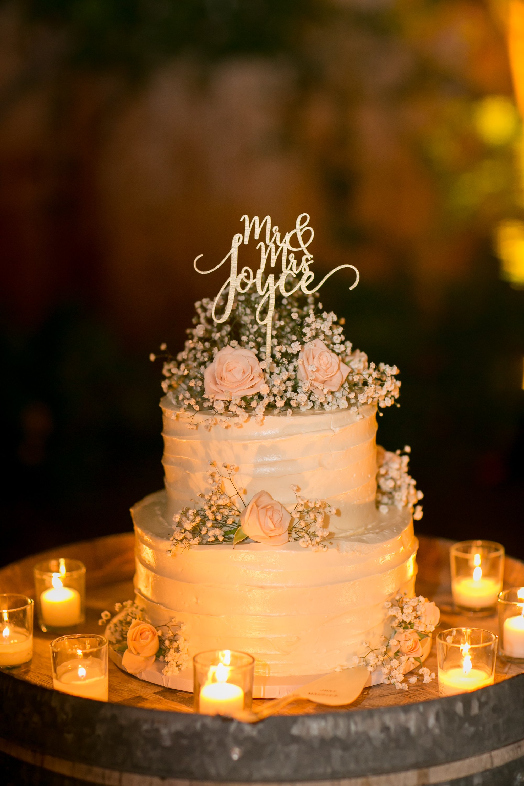 www.santabarbarawedding.com | Kelsey Crews Photography | Wedding Cake