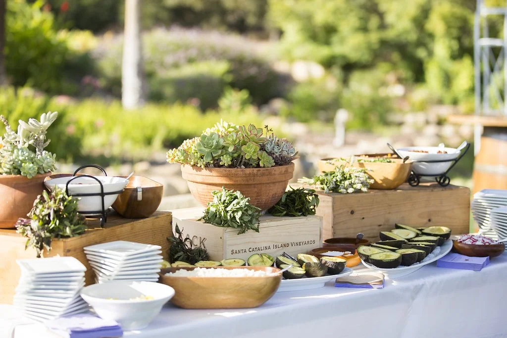 www.santabarbarawedding.com | Heartstone Ranch | Anna Schmidt Photography | Reception Food