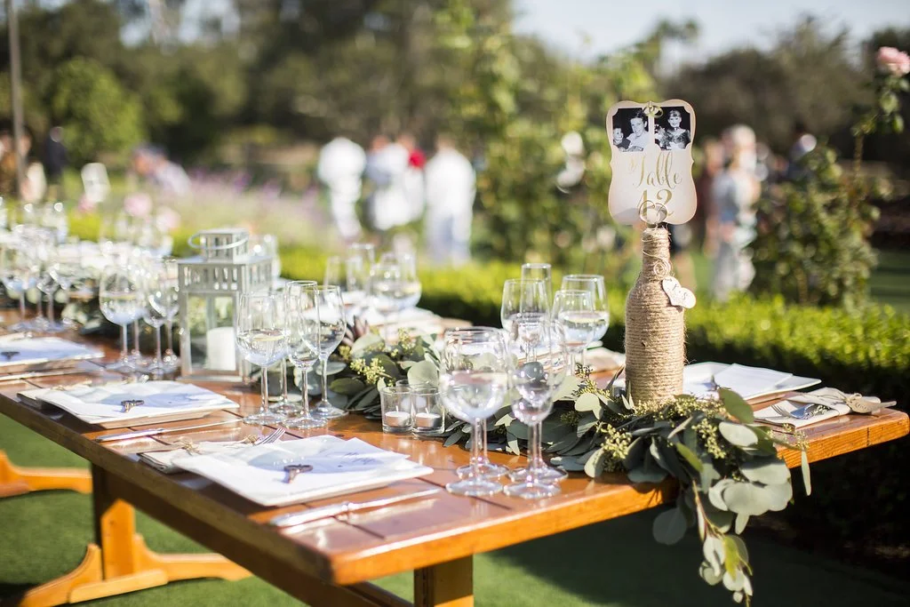 www.santabarbarawedding.com | Heartstone Ranch | Anna Schmidt Photography | Reception Table