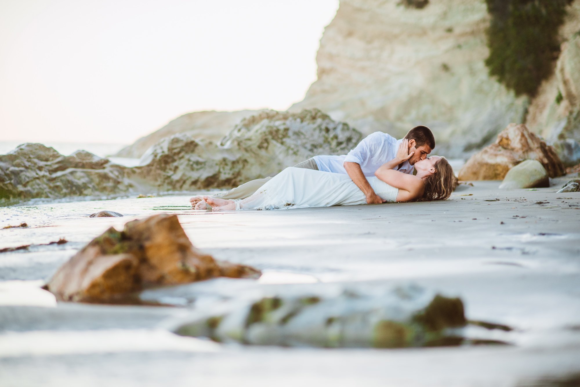 www.santabarbarawedding.com | Grace Kathryn Photography | One Thousand Steps Beach | Engagement Session