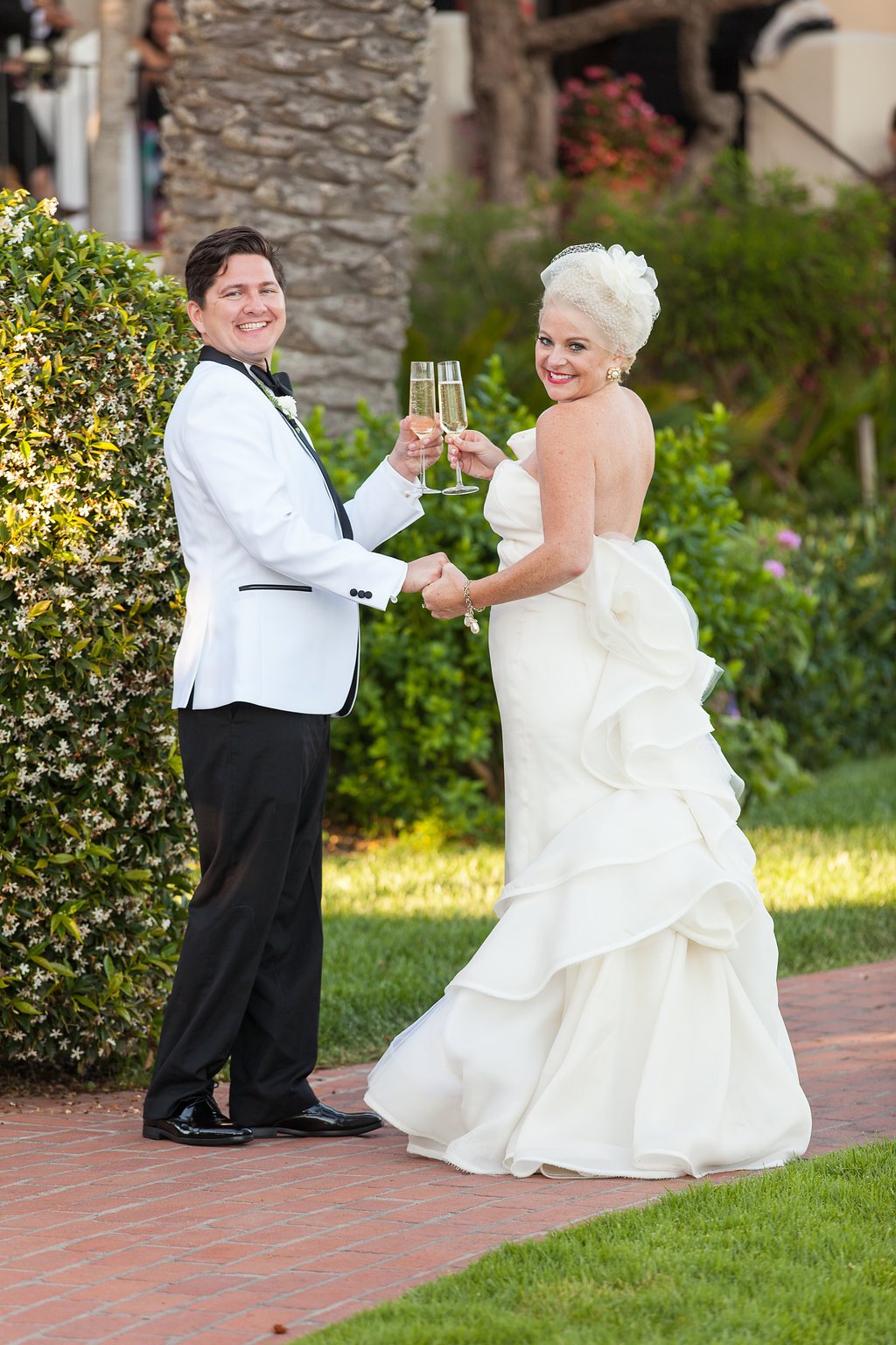 www.santabarbarawedding.com | Melissa Musgrove Photography | Four Seasons Resort The Biltmore | Bride and Groom | Toast