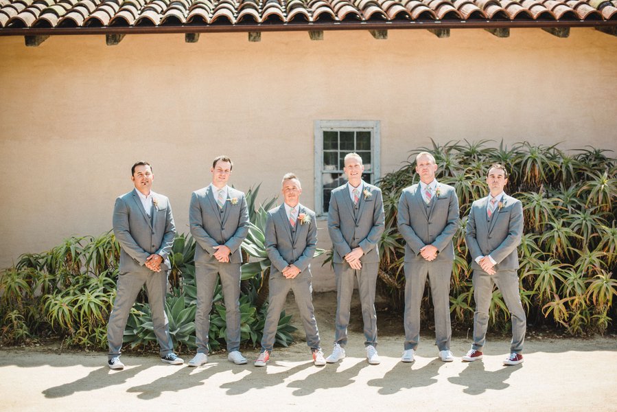 www.santabarbarawedding.com | Grace Kathryn Photography | Santa Barbara Historical Museum | Groomsmen