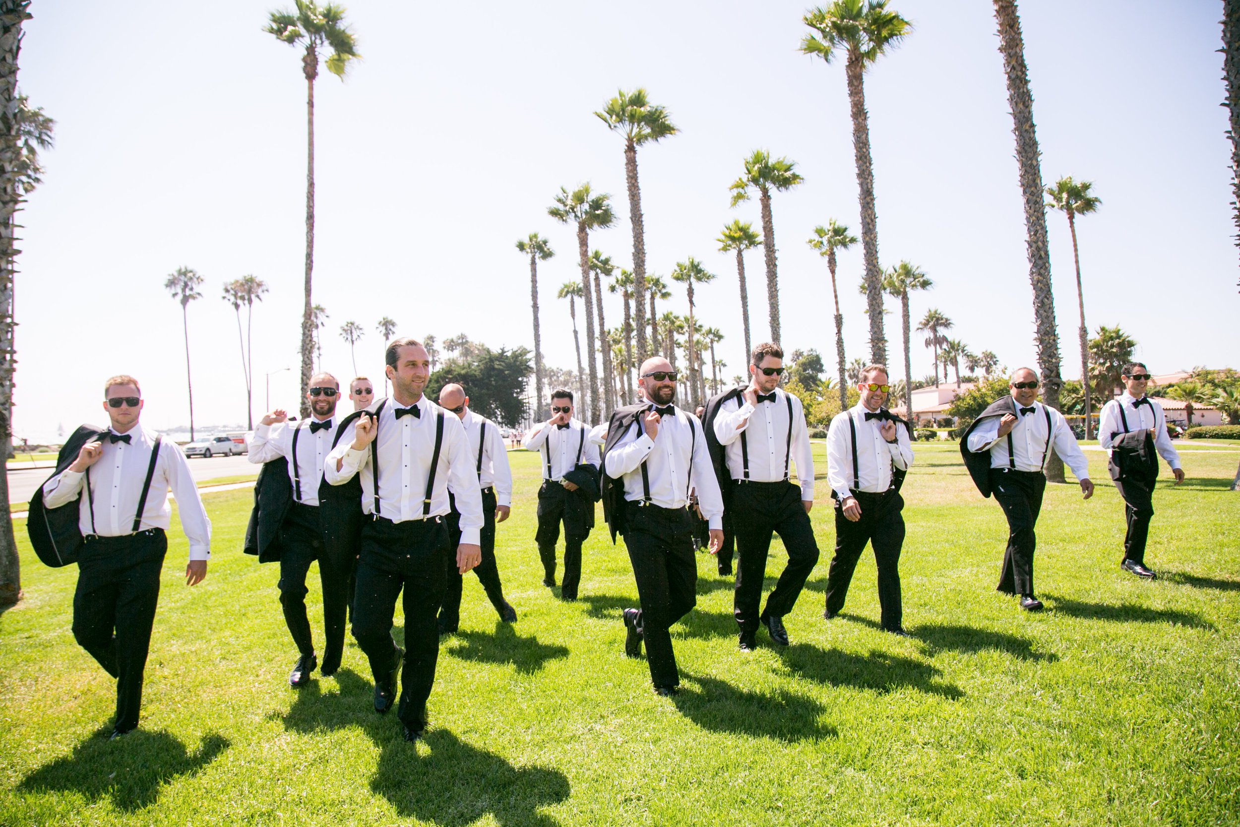 www.santabarbarawedding.com | Chris Schmitt Photography | Felici Events | Fess Parker Double Tree | Groomsmen