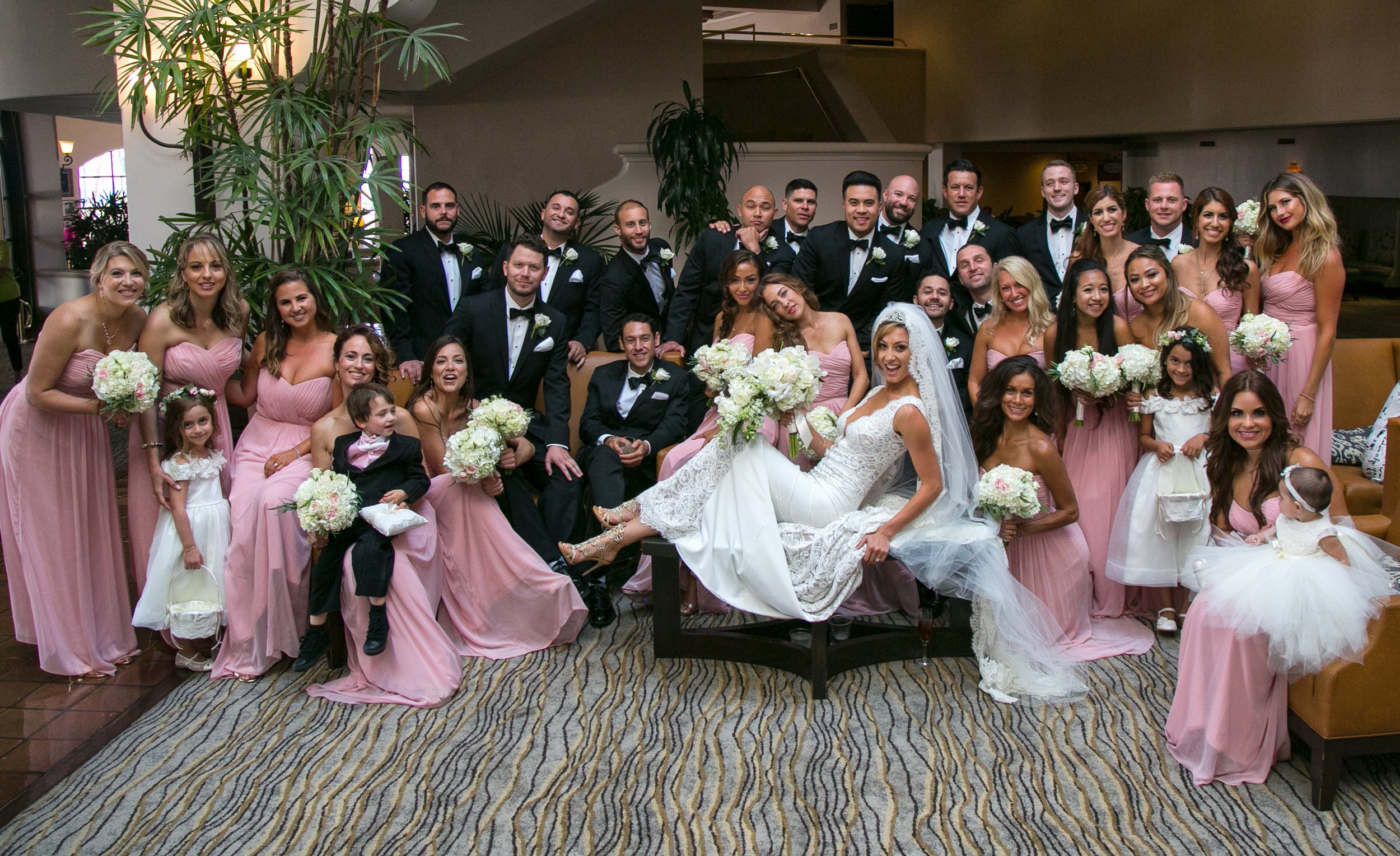 www.santabarbarawedding.com | Chris Schmitt Photography | Felici Events | Fess Parker Double Tree | Bridal Party