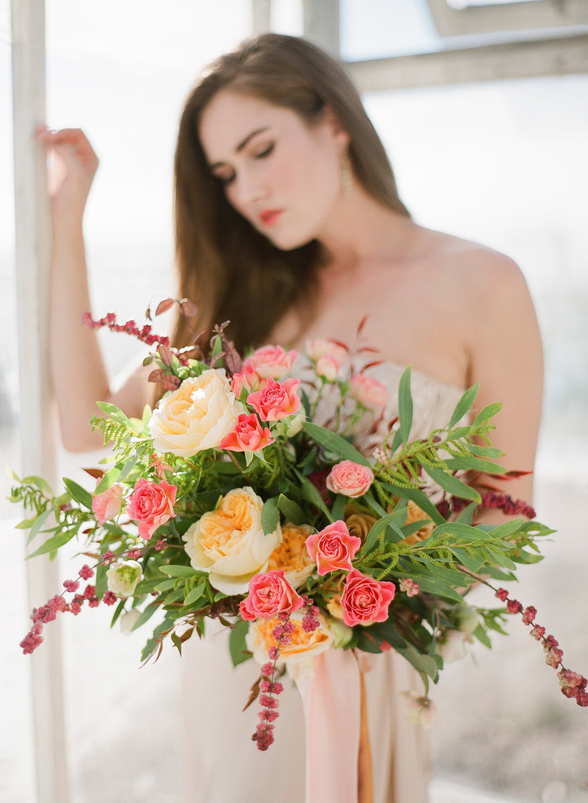 www.santabarbarawedding.com | Megan Sorel Photography | Dos Pueblos Orchid Farm | Bride