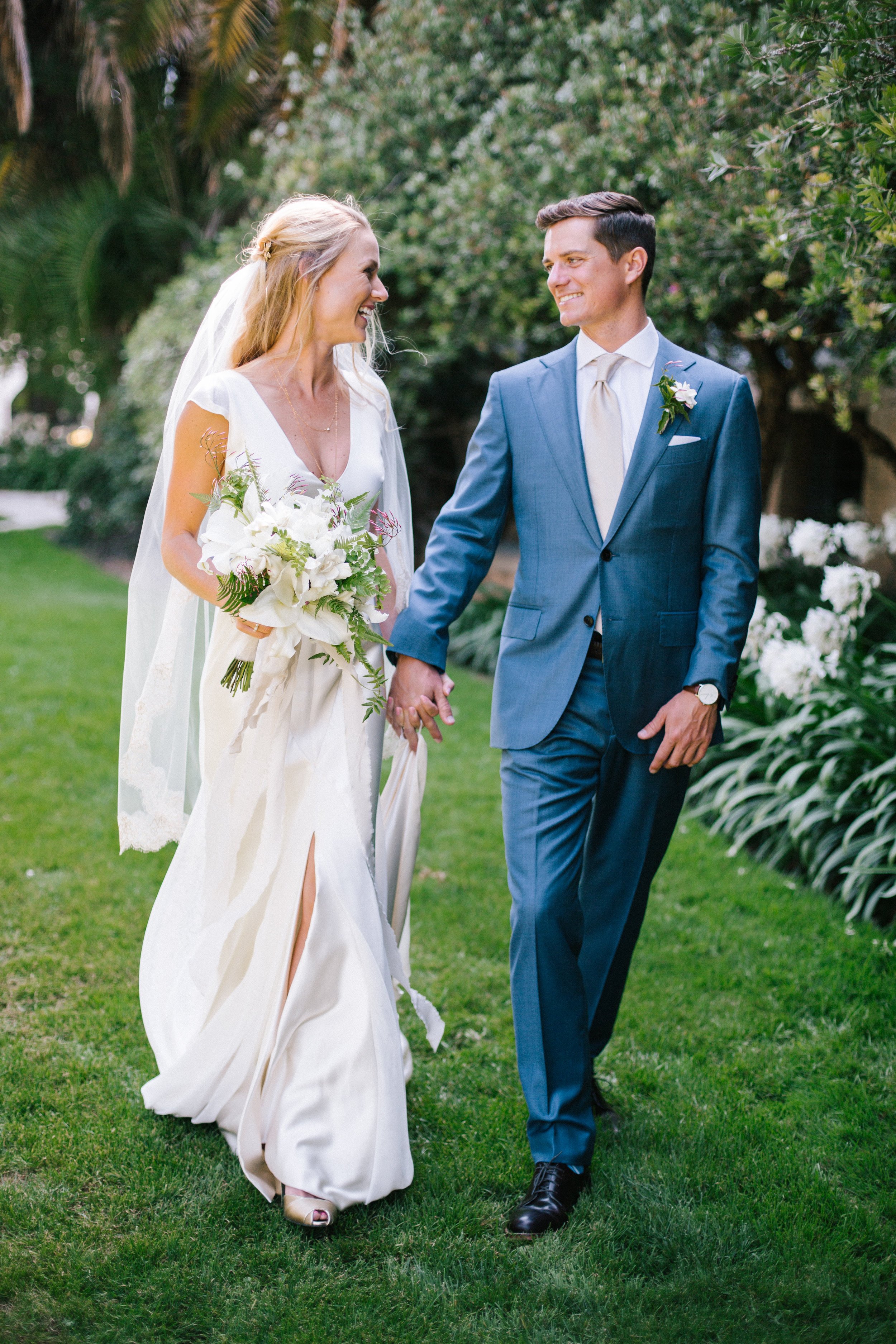 santabarbarawedding.com | Photo: Beaux Arts Photographie | Fern Bouquet Ideas