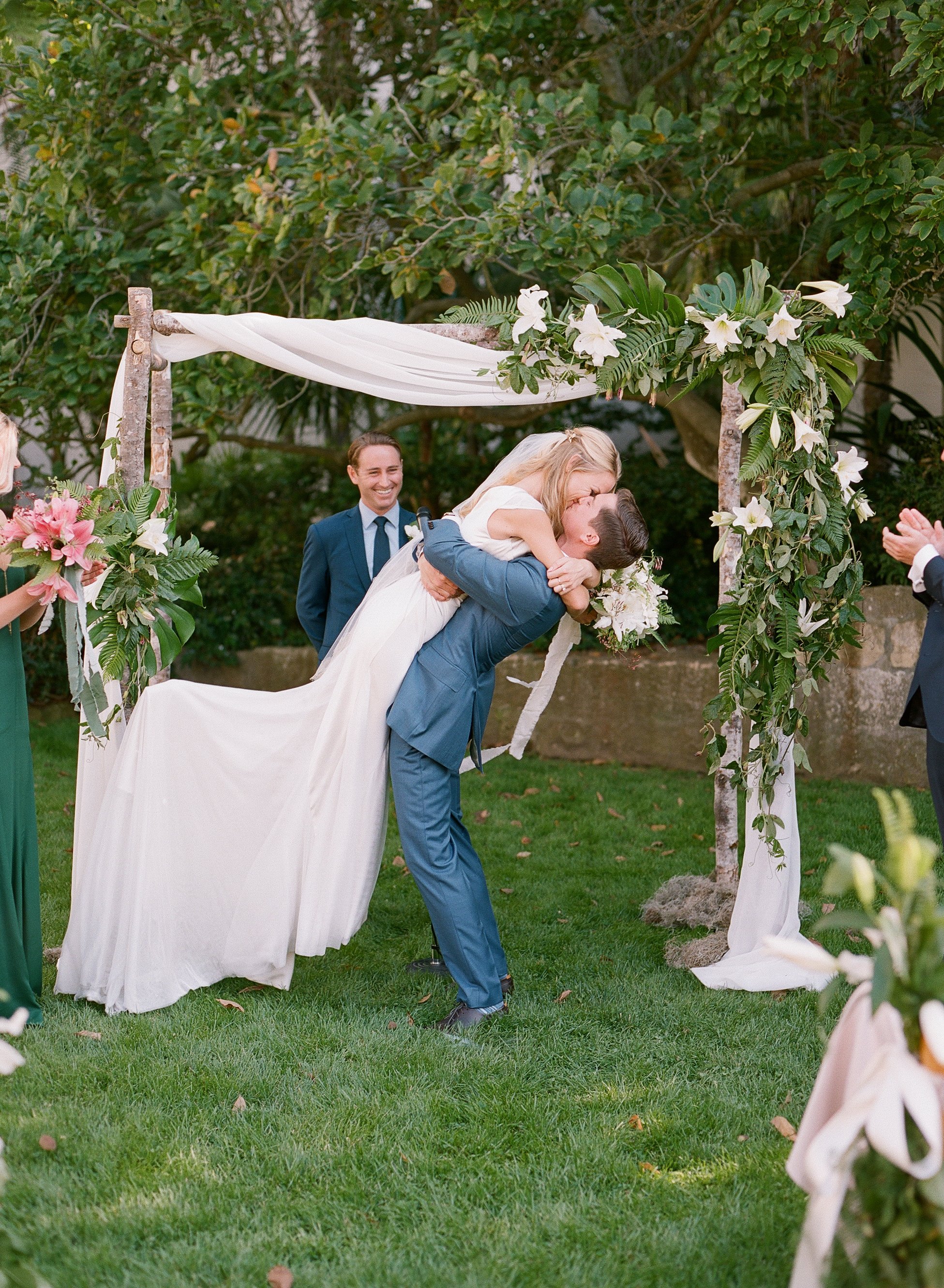 santabarbarawedding.com | Photo: Beaux Arts Photographie | Fern Bouquet Ideas