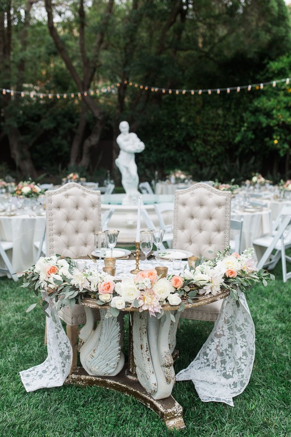 www,santabarbarawedding.com | The Tent Merchant | Gold Candle Holders | Gold Decor Inspiration | Kiel Rucker Photography