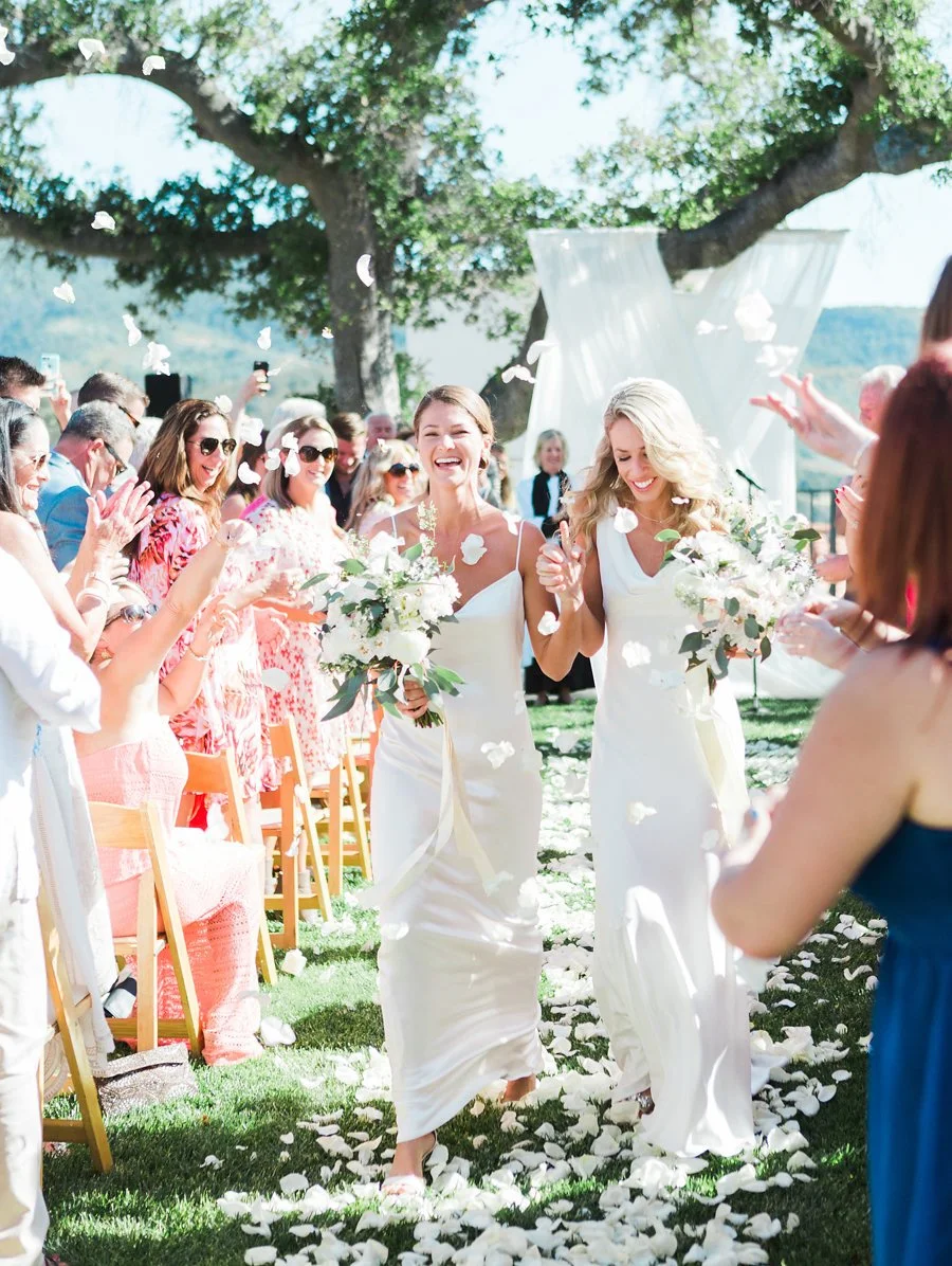 santabarbarawedding.com | photo: Lavender and Twine | Same Sex Contemporary Garden Wedding at Ojai Valley Inn