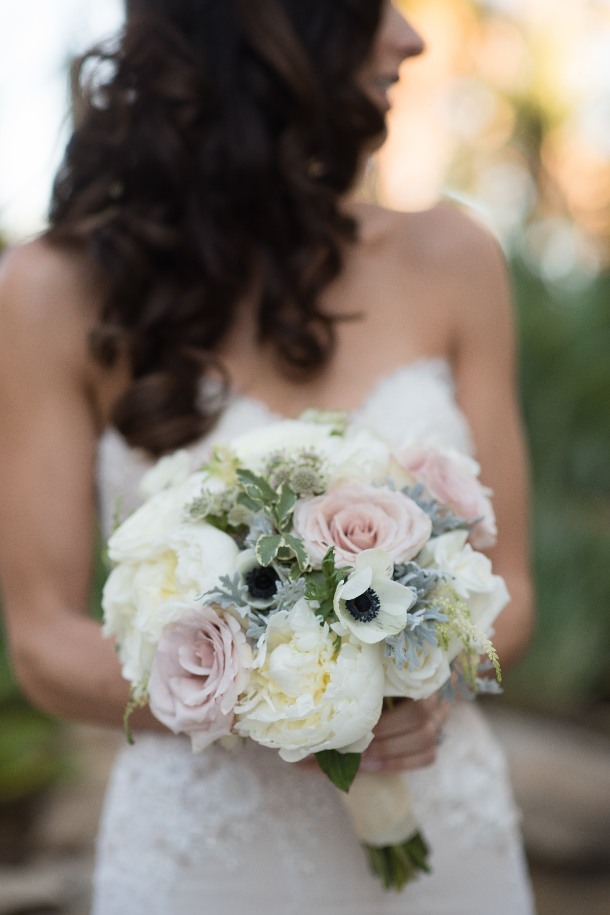 www.santabarbaraweddingstyle.com | Santa Barbara Wedding Style | Precious and Blooming | El Encanto Wedding | Nate and Jenny Weddings | Bride Bouquet Soft PInk