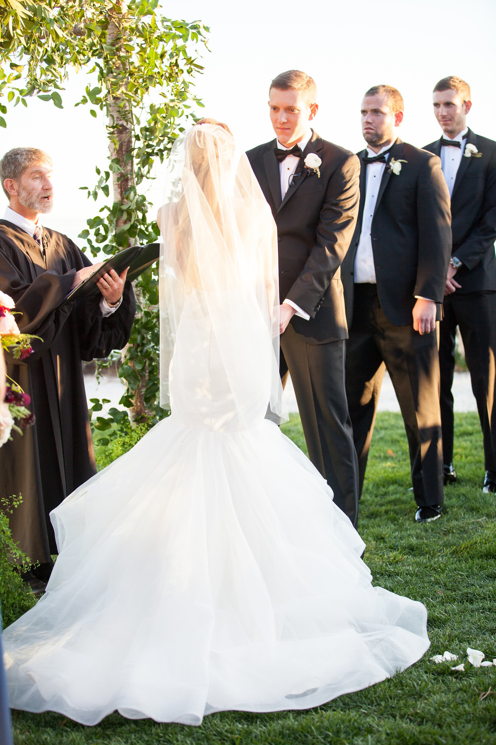 santabarbarawedding.com | photo: Melissa Musgrove | Elegant Bacara Wedding with Wild Greenery Ceremony Arbor