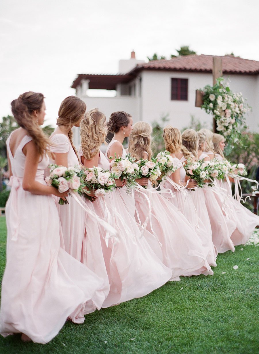 santabarbarawedding.com | Photographer: Megan Sorel | Blush Real Wedding at Bacara Resort & Spa | Teepee Wedding Ideas