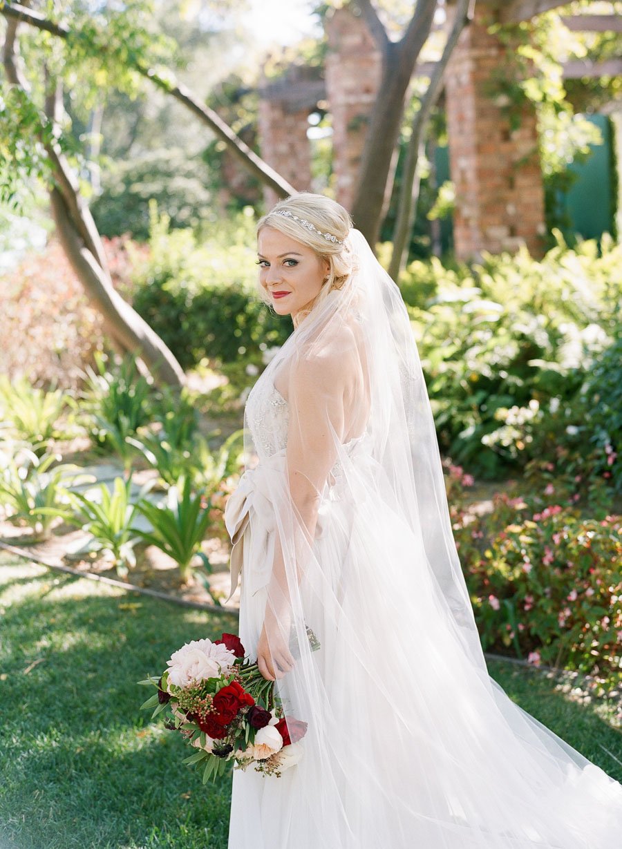 santabarbarawedding.com | Santa Barbara Wedding Style Blog | Weddings at Belmond El Encanto Hotel | MiBelle Photography | Red Wedding Inspiration